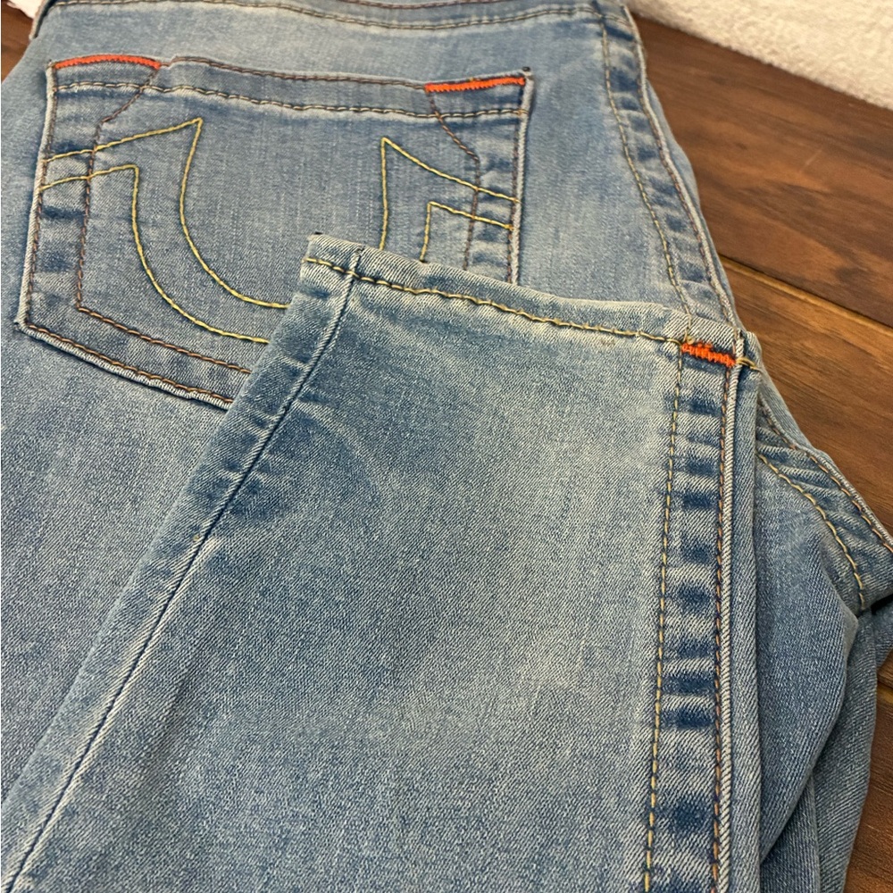 NWT True Religion Women Blue Jeans Size 27 Jennie Curvy Skinny - Picture 6 of 16
